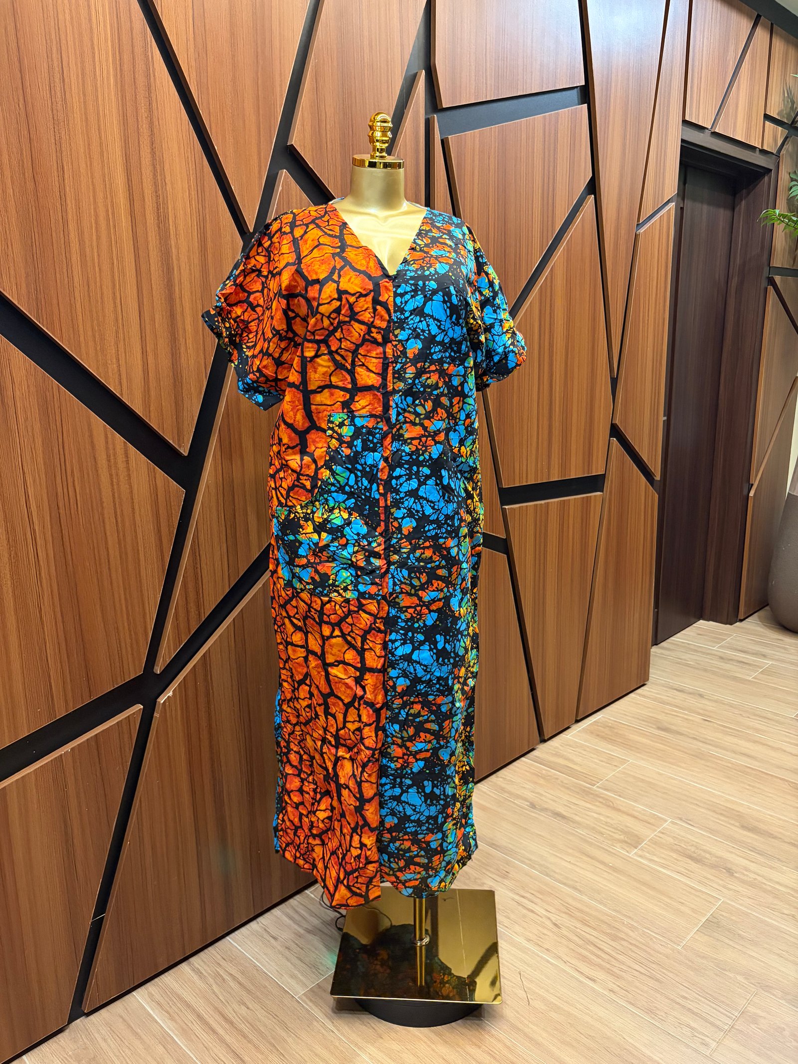 Two Tone Full Length Bubu A0055