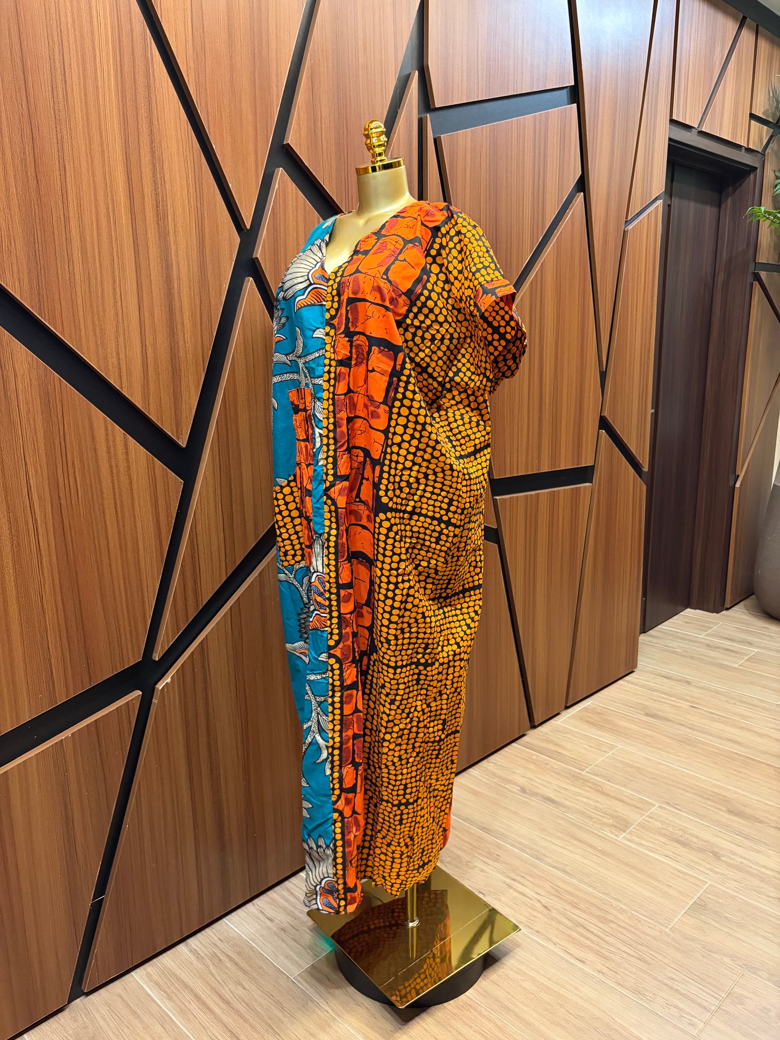 Two Tone Full Length Bubu A0058