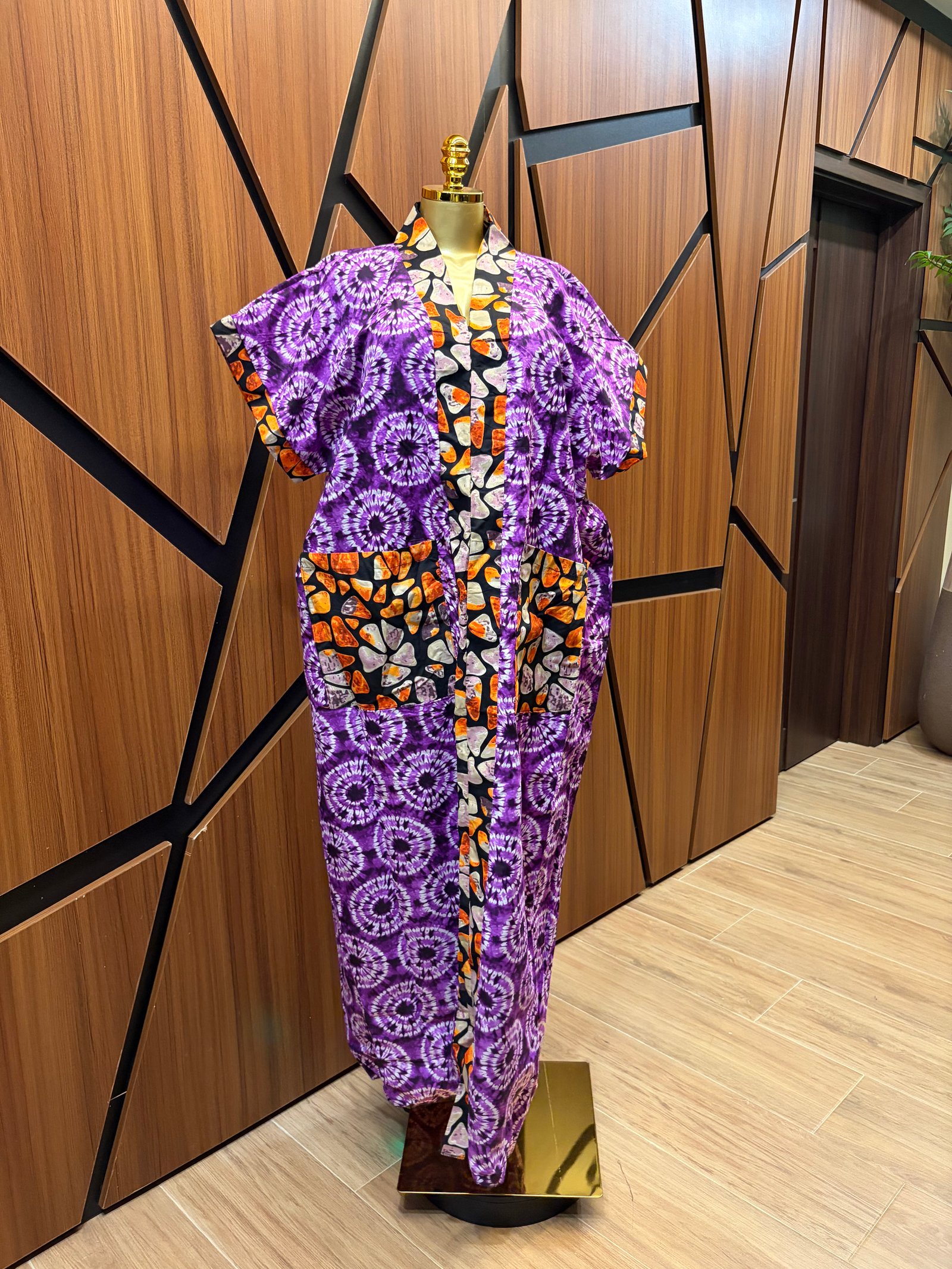 Two Tone Full Length Bubu A0056