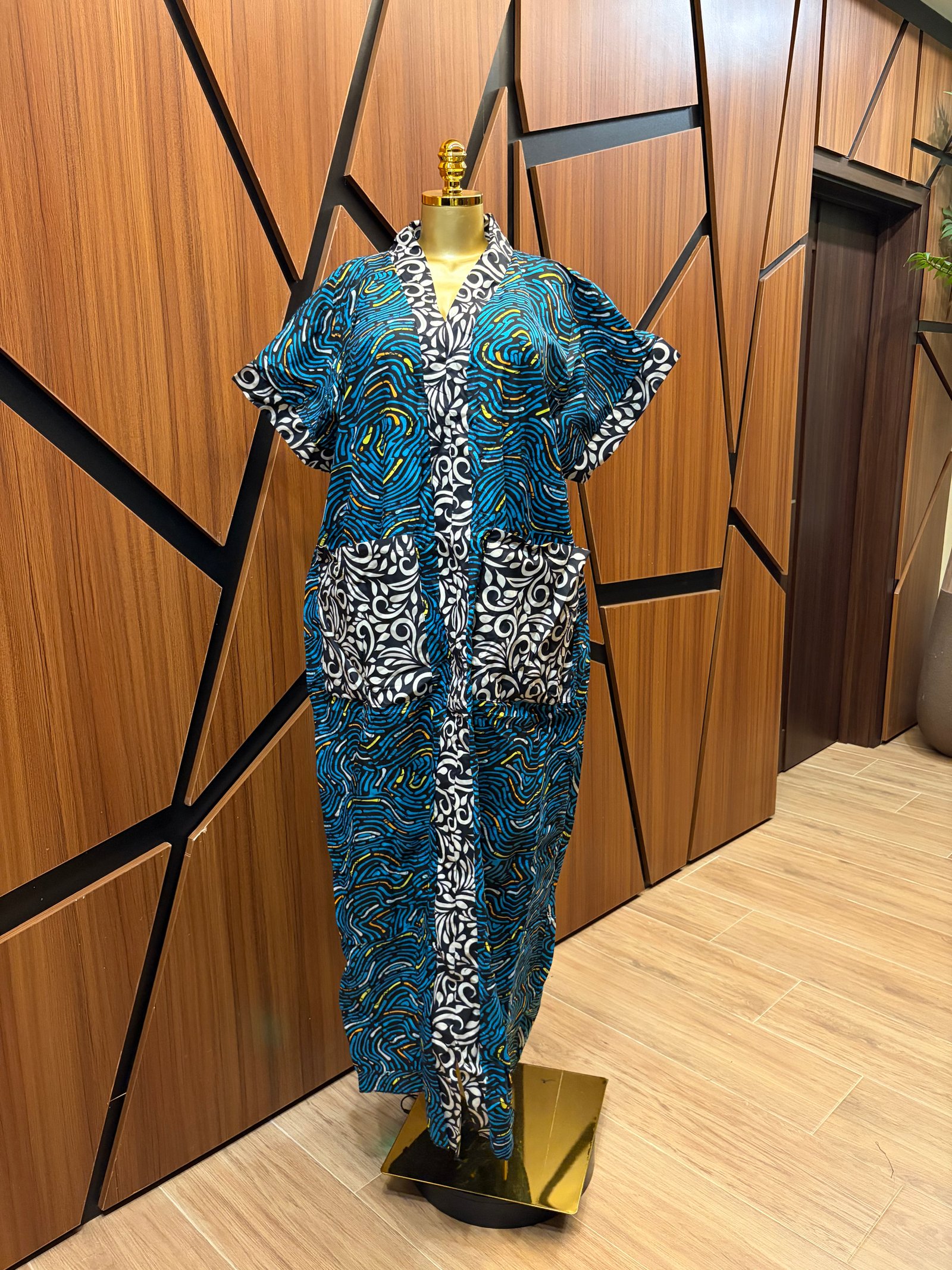 Full length Bubu with Box Pockets A0054