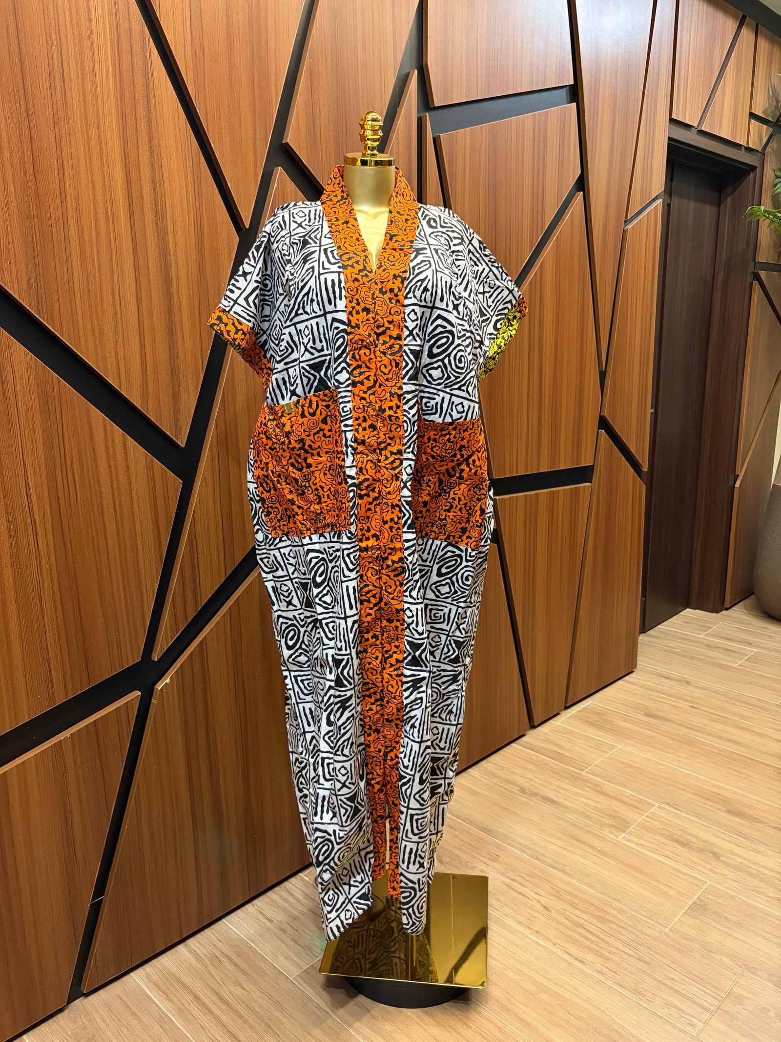 Full length Bubu with Box Pockets A0057
