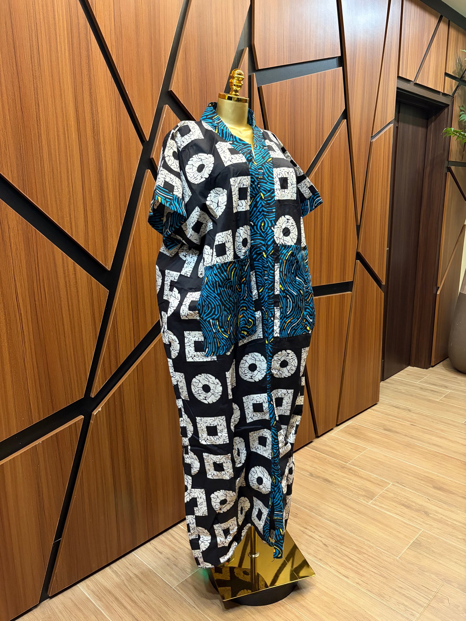 Full length Bubu with Box Pockets A0062