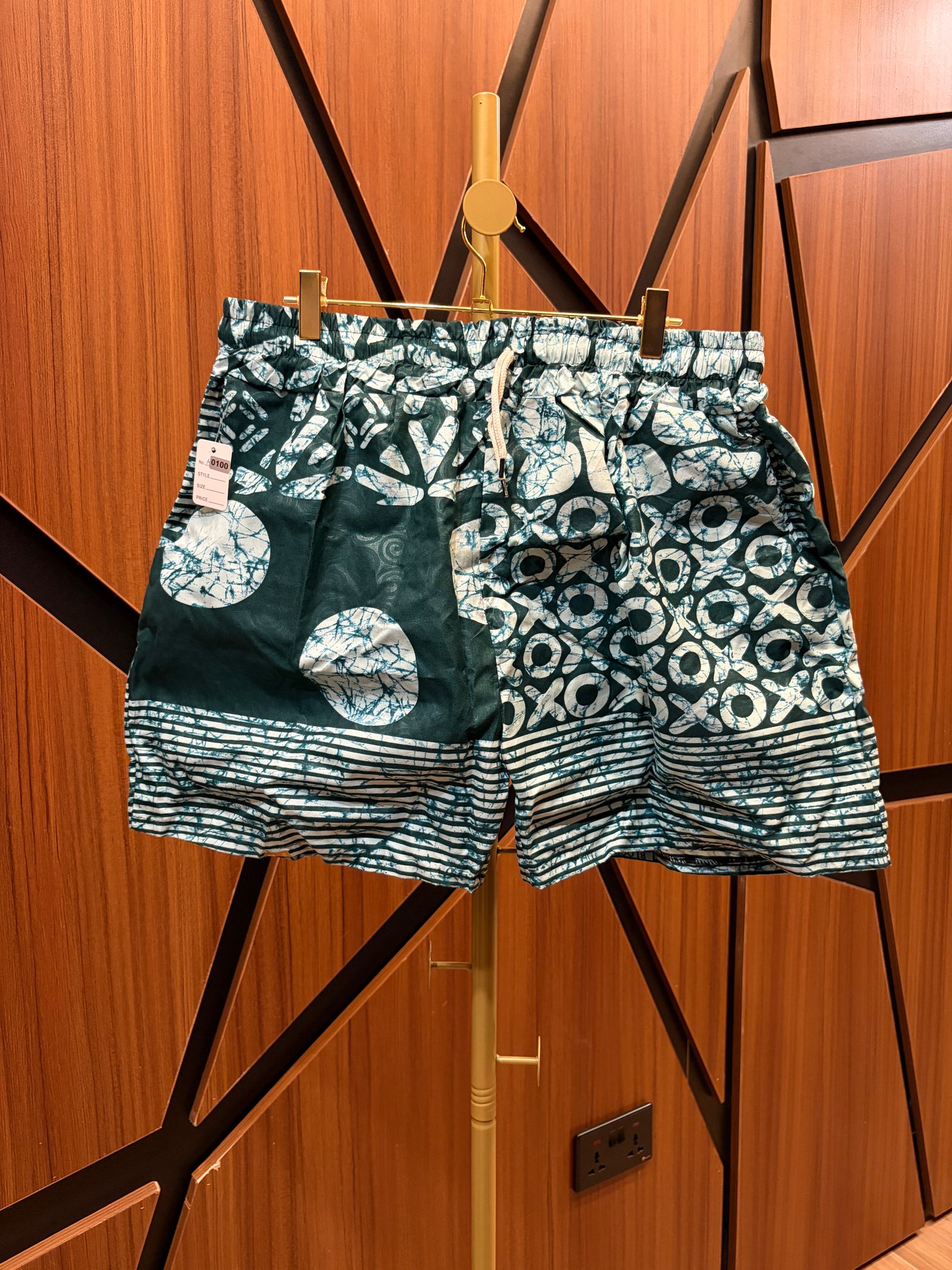 Ankara Shorts A0100