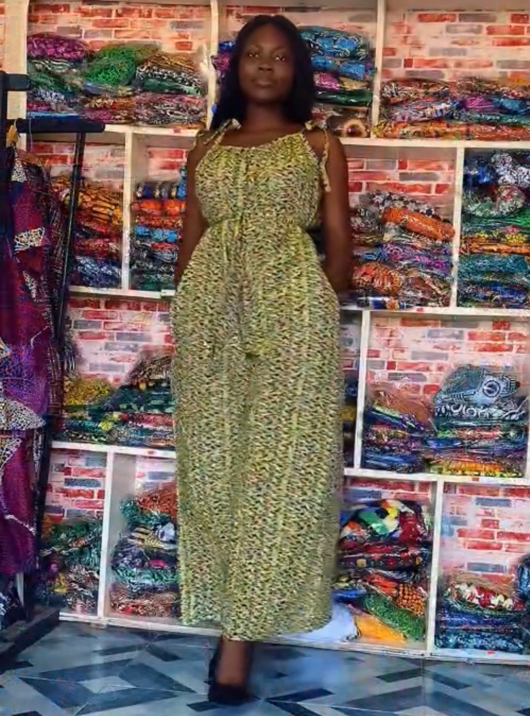 Ankara Jumpsuit A0093