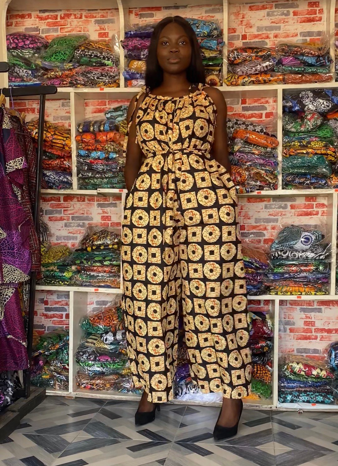 Ankara Jumpsuit A0124