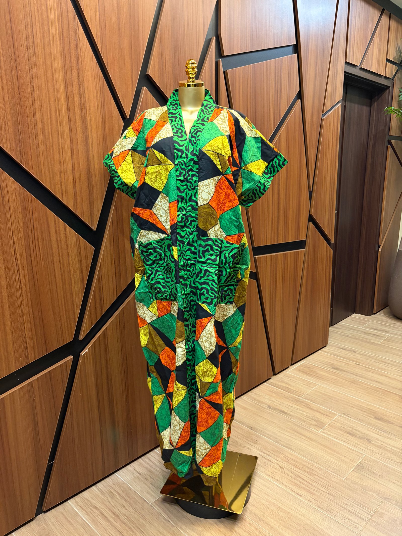 Full length Bubu with Box Pockets A0058